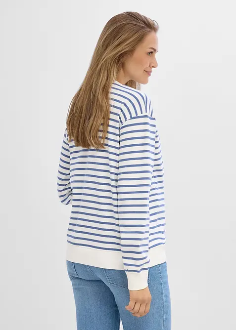 Maglia pr&eacute;maman / da allattamento 2 in 1 in puro cotone biologico, bonprix