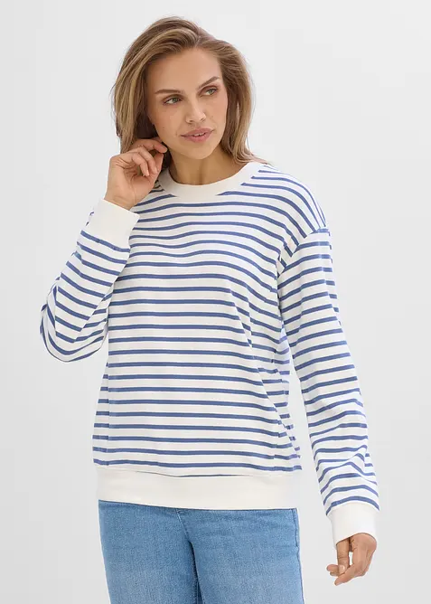 Maglia pr&eacute;maman / da allattamento 2 in 1 in puro cotone biologico, bonprix