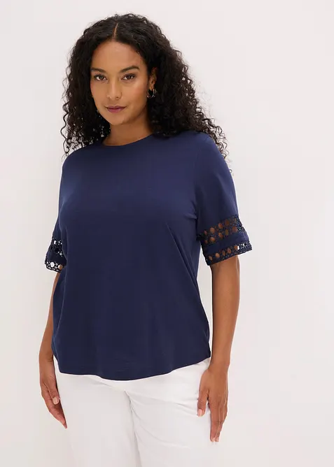 T-shirt in puro cotone, bonprix