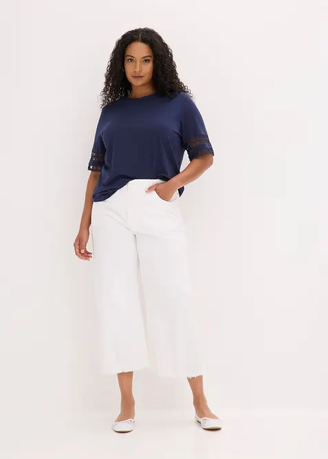 T-shirt in puro cotone, bonprix