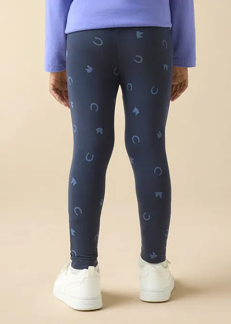 Leggings in misto cotone biologico elasticizzato (pacco da 3), bonprix