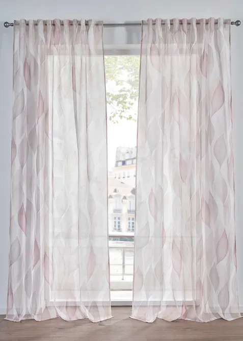 Tenda trasparente con poliestere riciclato (pacco da 1), bonprix