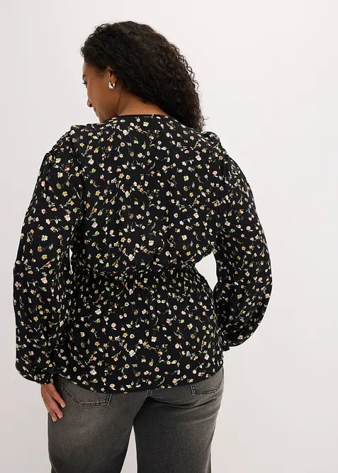 Blusa in cr&ecirc;pe di viscosa, bonprix