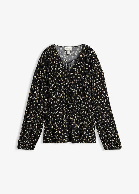 Blusa in cr&ecirc;pe di viscosa, bonprix