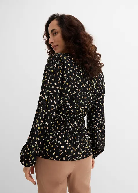 Blusa in cr&ecirc;pe di viscosa, bonprix