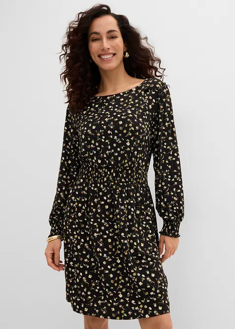 Abito in jersey con scollo rotondo, bonprix