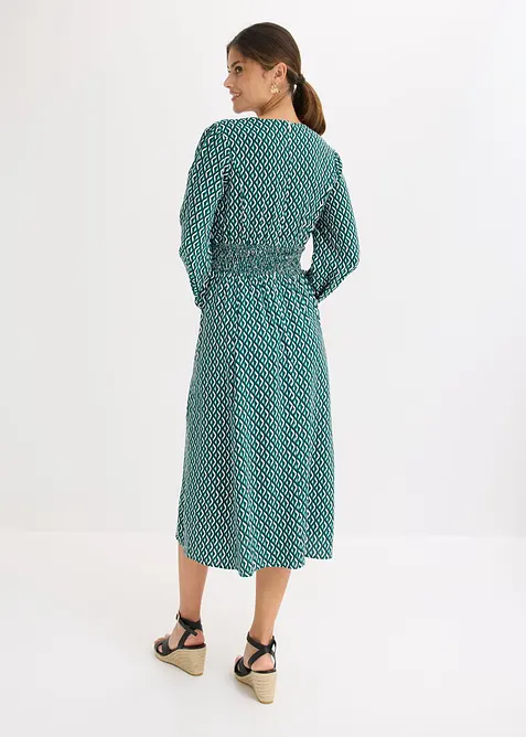 Abito midi in viscosa fluida, bonprix