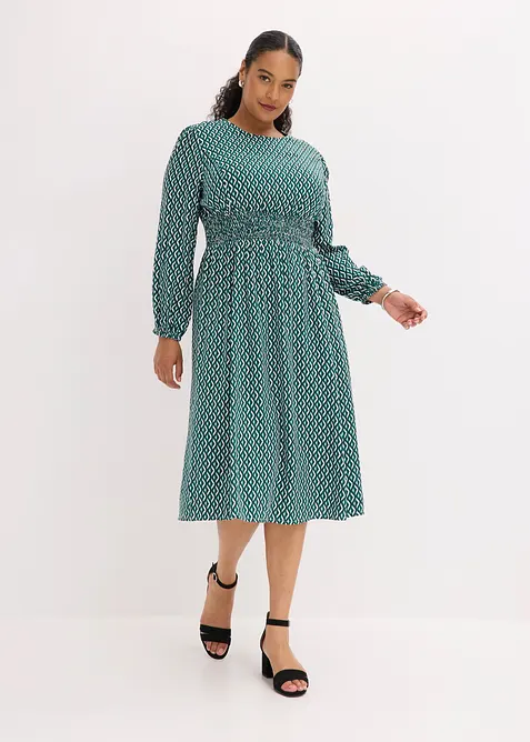 Abito midi in viscosa fluida, bonprix
