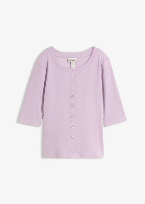 Maglia a costine in misto cotone biologico, bonprix