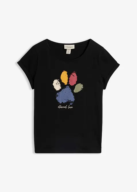 T-shirt in puro cotone, bonprix