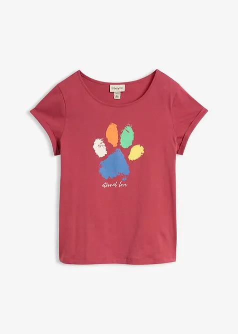 T-shirt in puro cotone, bonprix