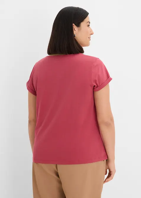 T-shirt in puro cotone, bonprix