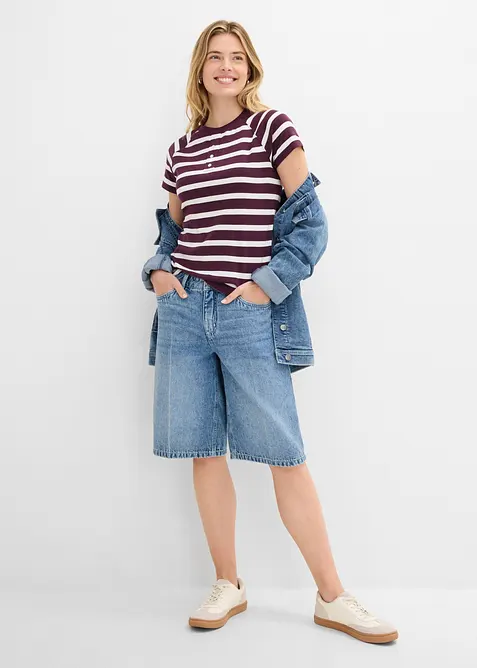 Maglia raglan in puro cotone (pacco da 2), bonprix