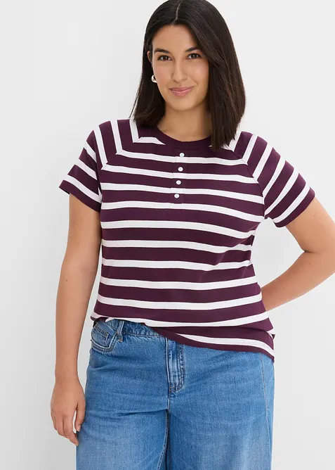 Maglia raglan in puro cotone (pacco da 2), bonprix