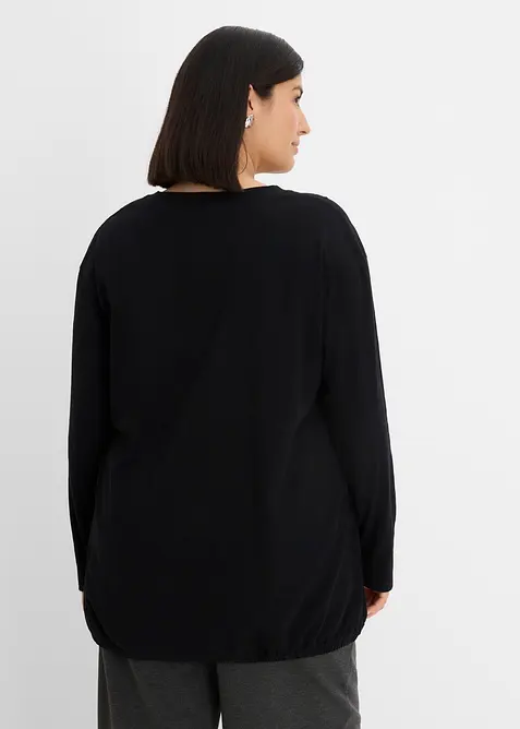 Maglia lunga in puro cotone, bonprix