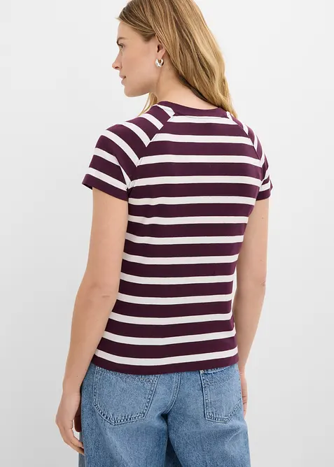 Maglia raglan in puro cotone (pacco da 2), bonprix