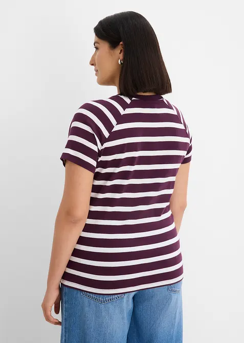 Maglia raglan in puro cotone (pacco da 2), bonprix