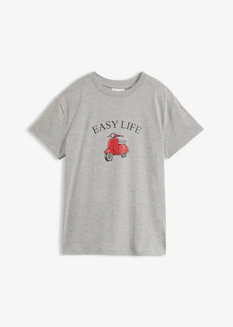 T-shirt con cotone dalla vestibilit&agrave; morbida, bonprix