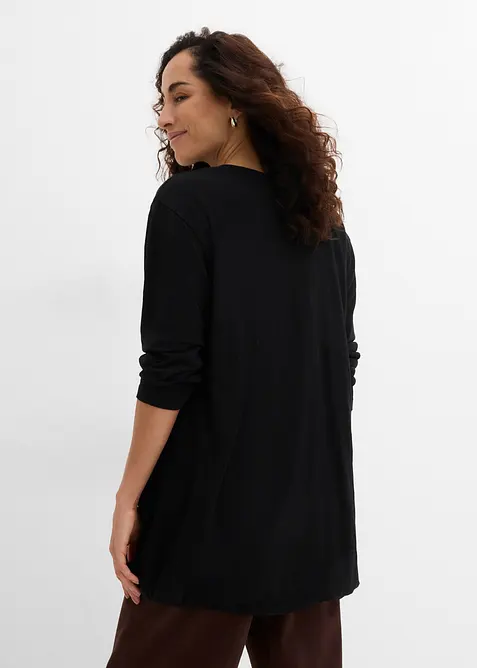 Maglia lunga in puro cotone, bonprix