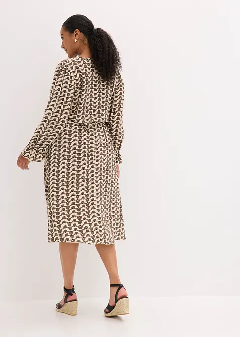 Abito midi in viscosa fluida, bonprix
