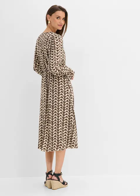 Abito midi in viscosa fluida, bonprix