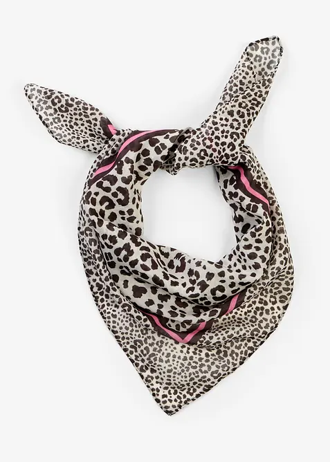 Foulard con fantasia leopardata, bonprix