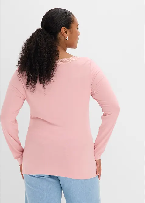 Maglia a maniche lunghe in viscosa morbida, bonprix