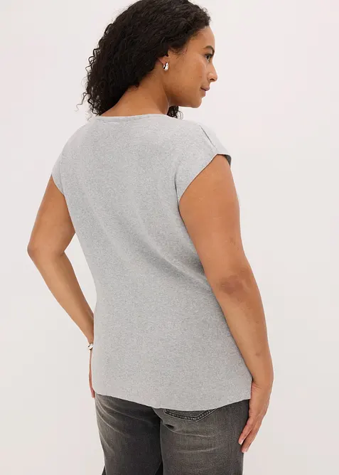 Gilet in maglia con scollo a V, bonprix