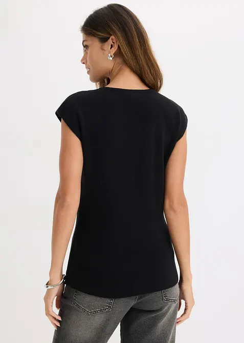 Gilet in maglia con scollo a V, bonprix