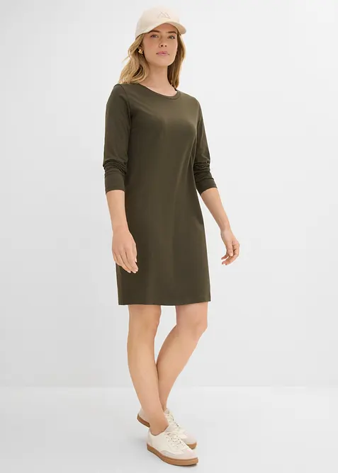 Abito in jersey di cotone elasticizzato (pacco da 2), bonprix