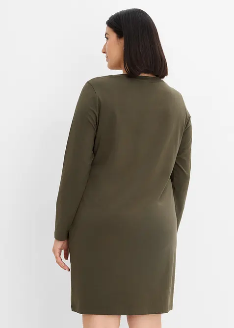 Abito in jersey di cotone elasticizzato (pacco da 2), bonprix