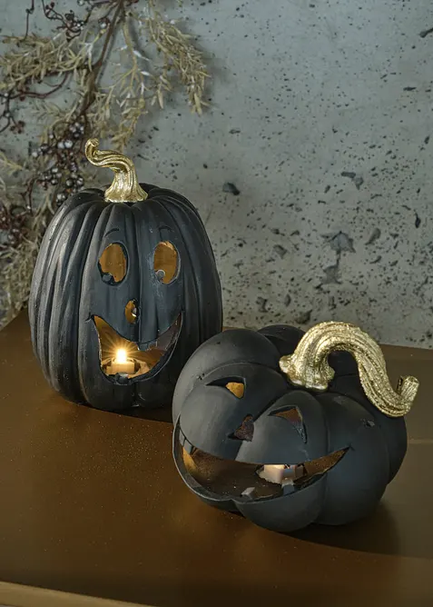 Decorazioni LED a forma di zucca (set 2 pezzi), bonprix