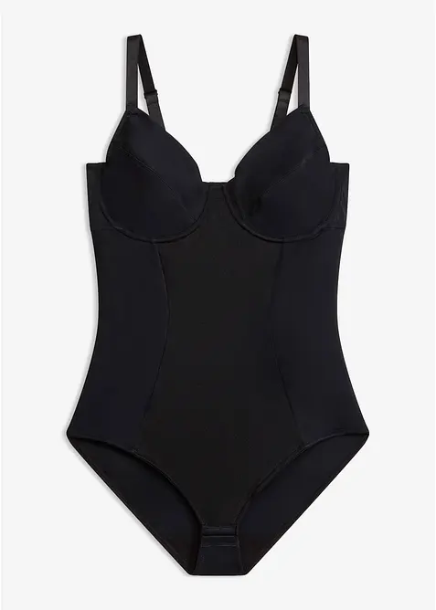 Body con ferretto ed effetto modellante medio, bonprix