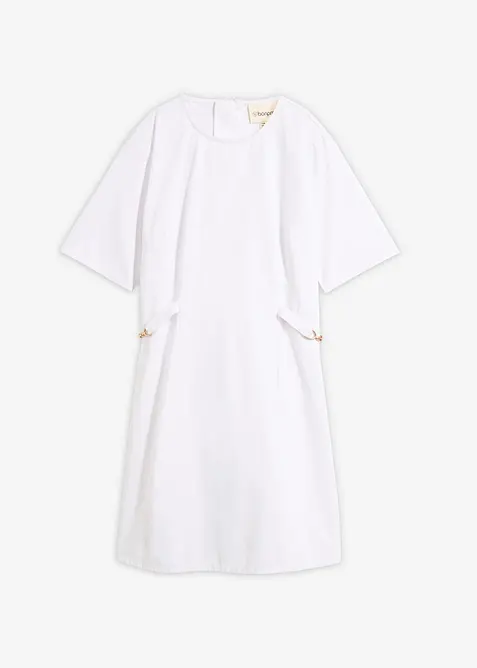 Abito in jeans di cotone elasticizzato, bonprix