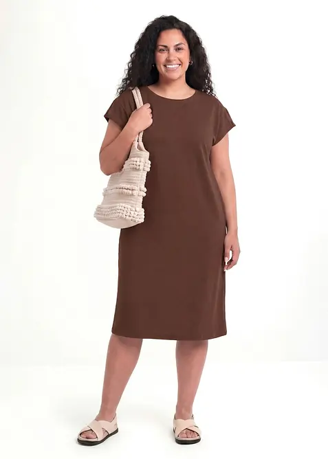 Abito in jersey di cotone biologico pesante, bonprix
