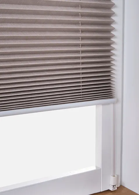 Tenda plissettata oscurante con trama operata, bonprix