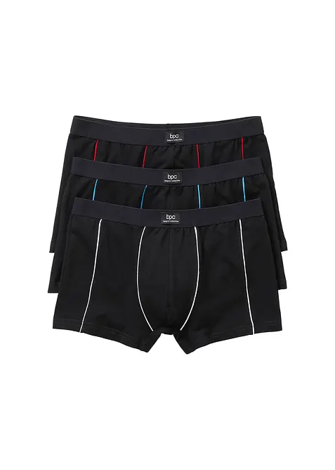Boxer aderenti con cotone (pacco da 3), bonprix