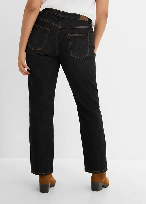 Jeans elasticizzati straight, vita media, bonprix