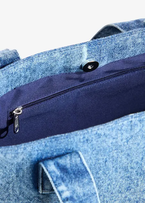 Borsa a mano in denim, bonprix