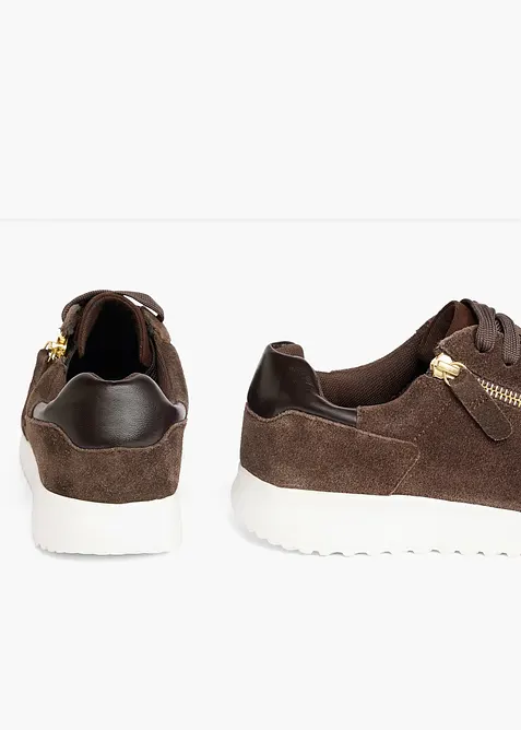 Sneaker in pelle scamosciata, bonprix