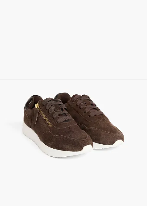 Sneaker in pelle scamosciata, bonprix