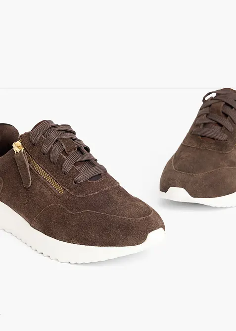 Sneaker in pelle scamosciata, bonprix