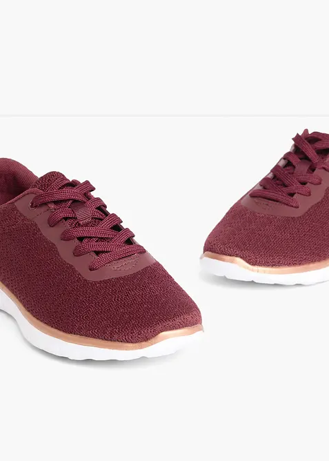 Sneaker comfort con soletta imbottita, bonprix