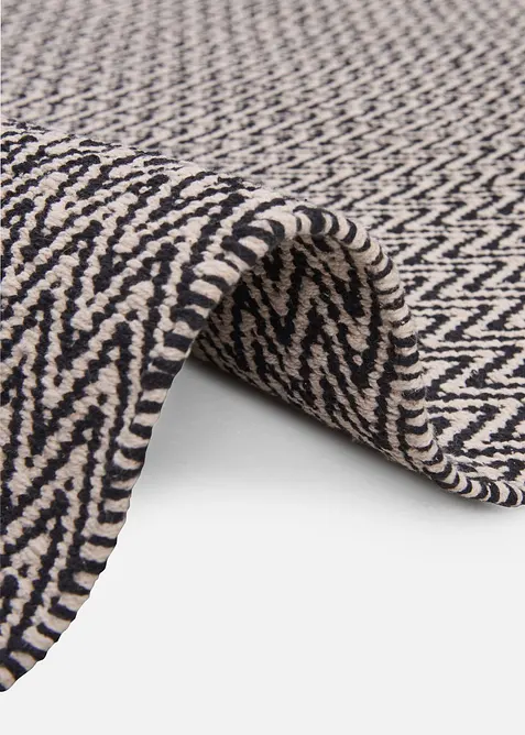 Tappeto dal look naturale con motivo moderno, bonprix