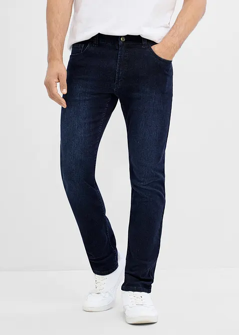 Jeans slim fit con vita elastica, straight, bonprix
