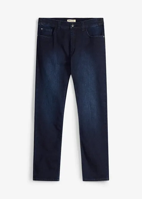 Jeans slim fit con vita elastica, straight, bonprix