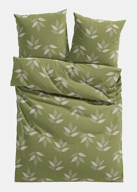 Biancheria da letto in misto cotone con fantasia floreale, bonprix