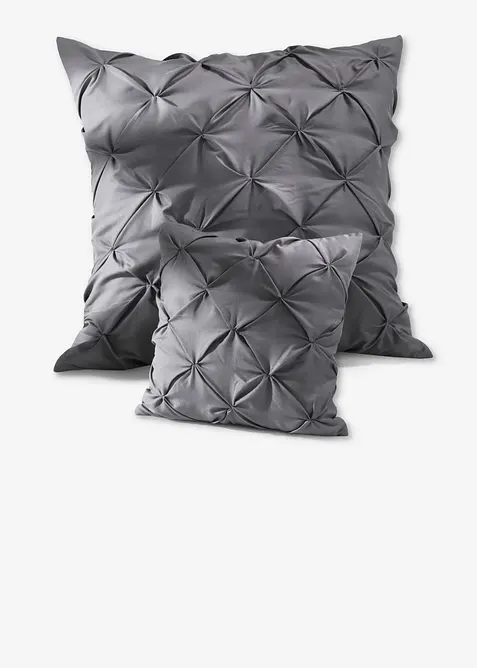 Copricuscino con arricciature (pacco da 2), bonprix