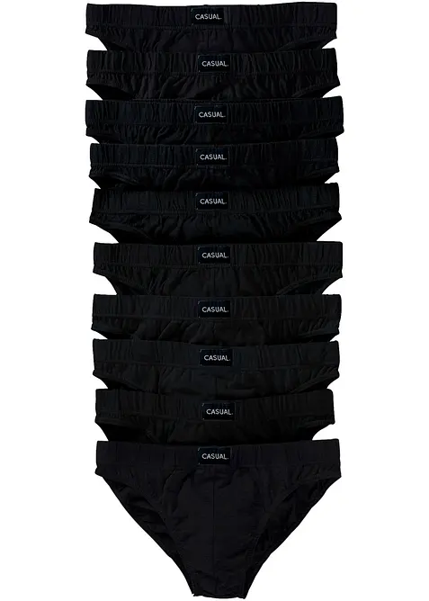 Slip con morbido cotone (pacco da 10), bonprix