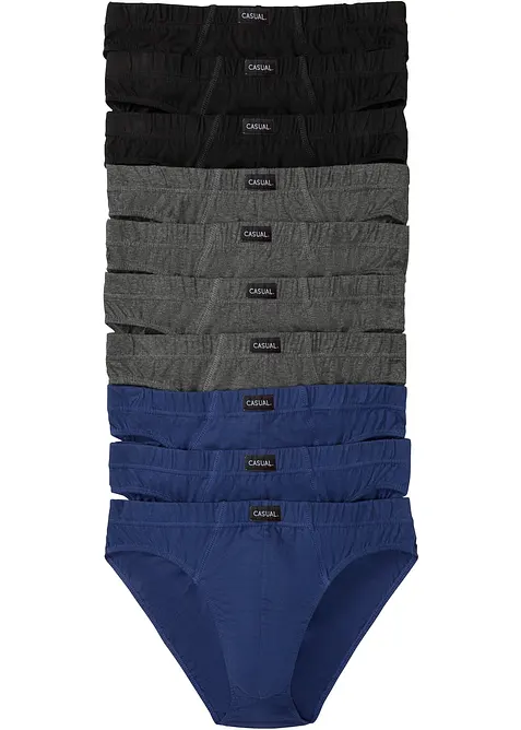 Slip con morbido cotone (pacco da 10), bonprix